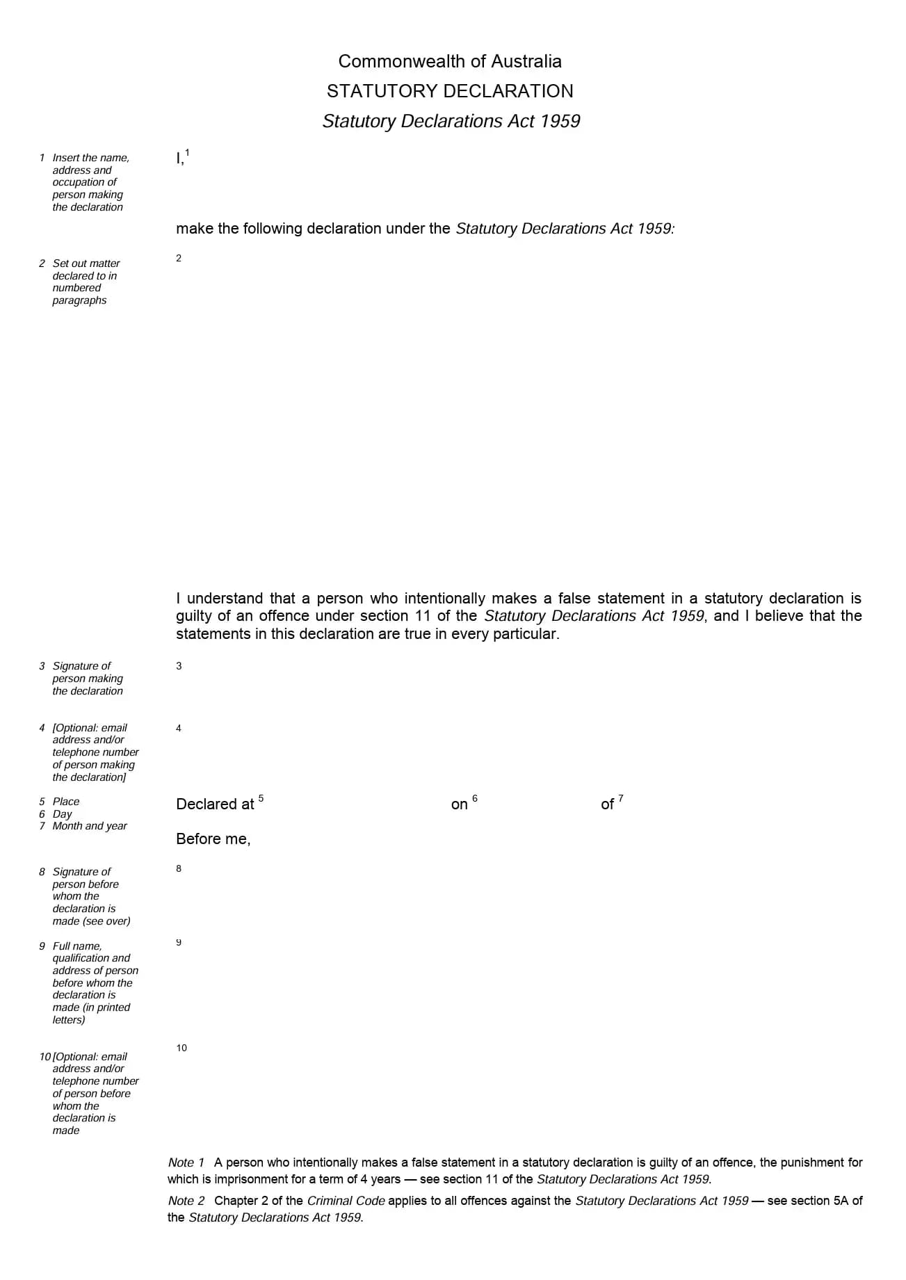 statutory-declaration-form