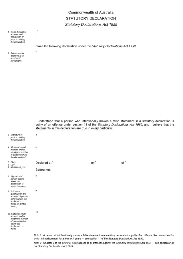statutory-declaration-form