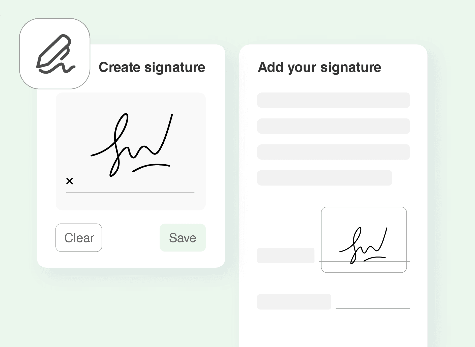 Step 2: Add Your Signature
