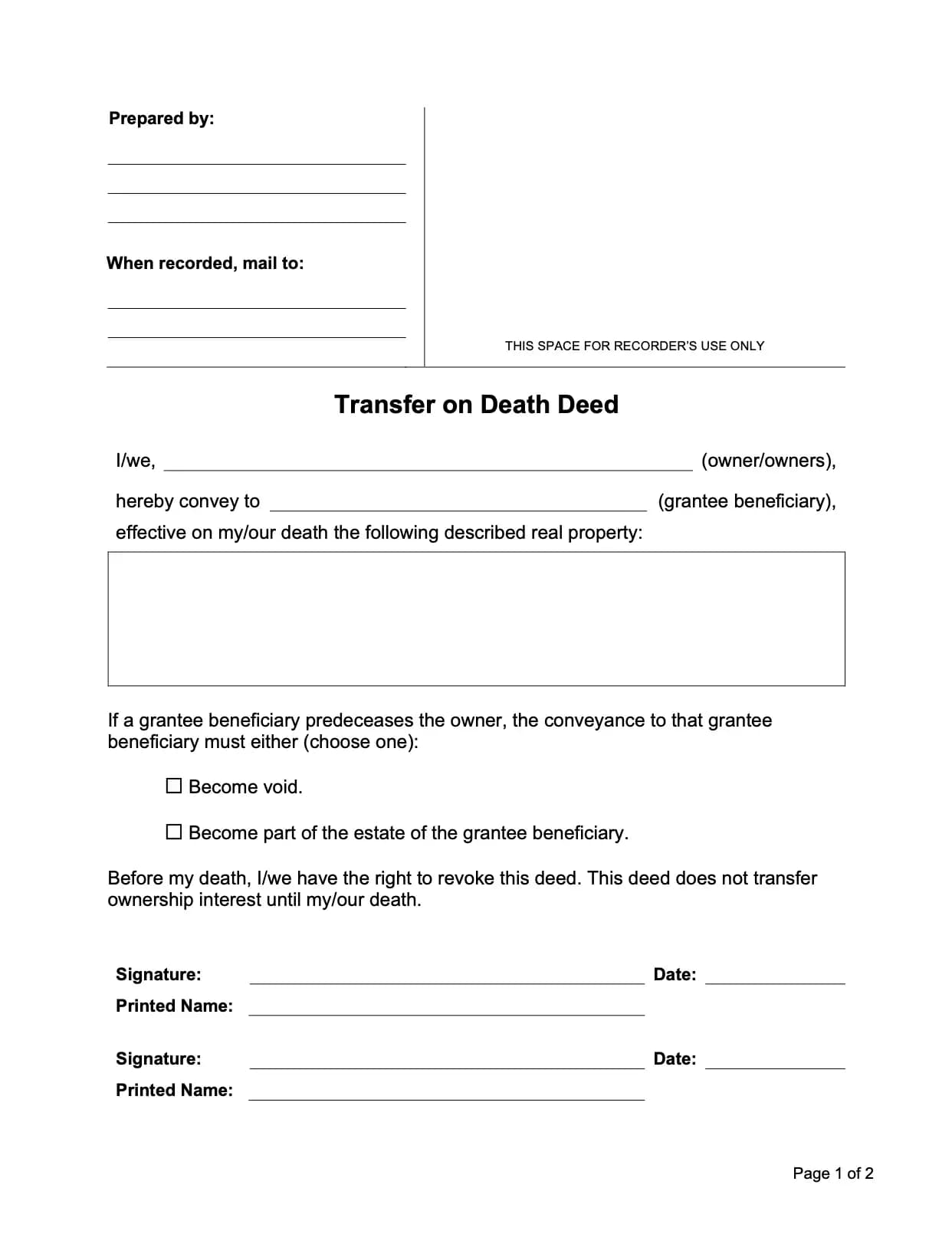 transfer-on-death-deed-template