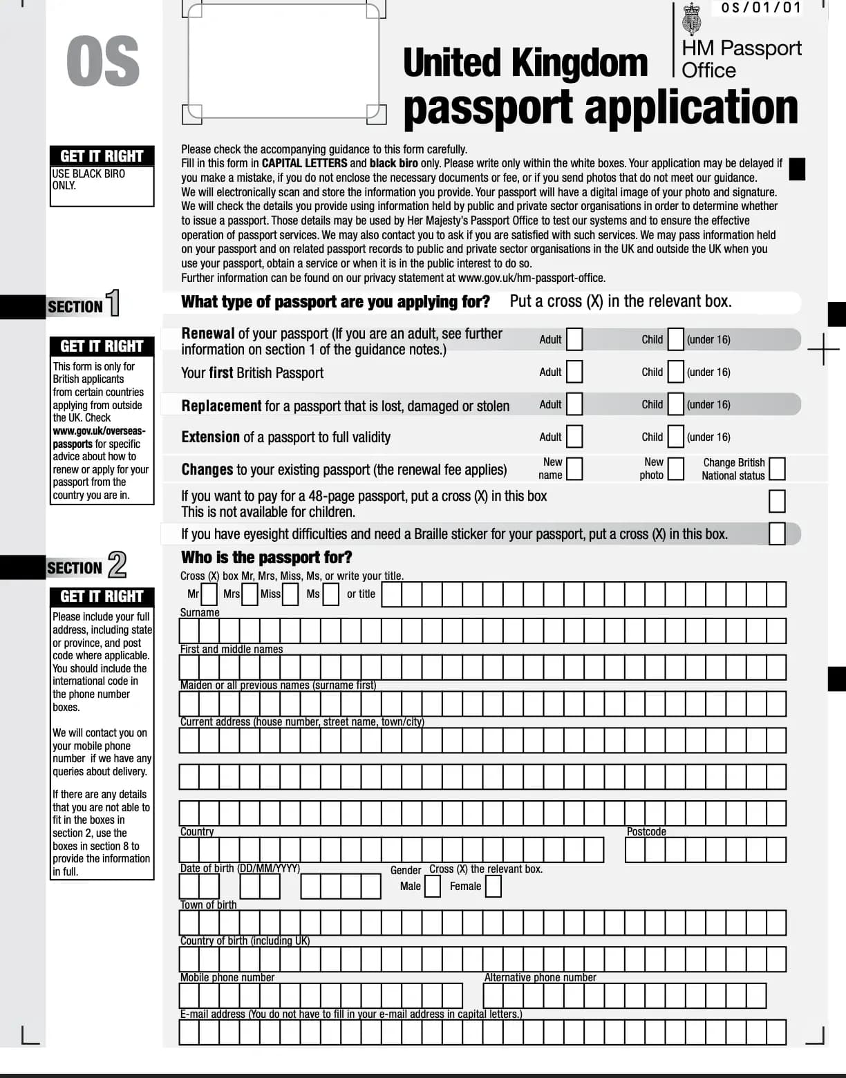 uk-passport-application-form